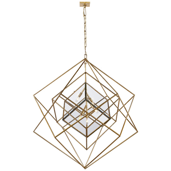 Load image into Gallery viewer, Visual Comfort Signature - KW 5022G-CG - Five Light Chandelier - Cubist - Gild
