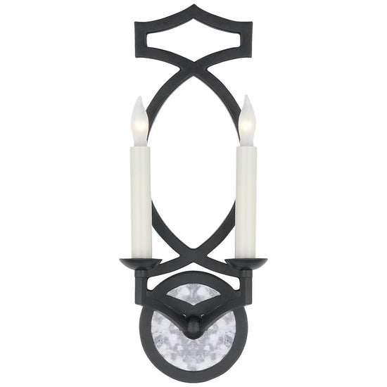 Load image into Gallery viewer, Visual Comfort Signature - NW 2311AI - Two Light Wall Sconce - Brittany - Aged Iron
