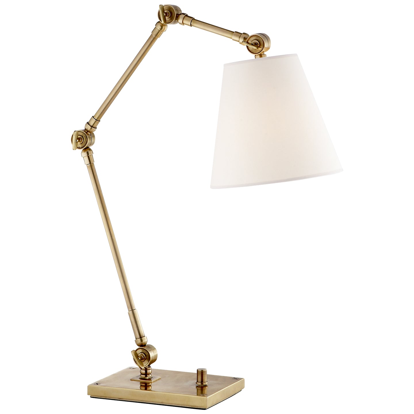 Load image into Gallery viewer, Visual Comfort Signature - SK 3115HAB-L - One Light Task Lamp - Graves - Hand-Rubbed Antique Brass
