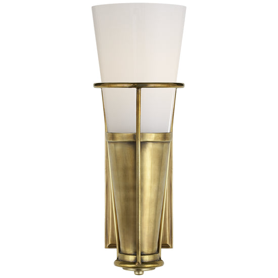 Load image into Gallery viewer, Visual Comfort Signature - TOB 2751HAB-WG - One Light Wall Sconce - Robinson - Hand-Rubbed Antique Brass
