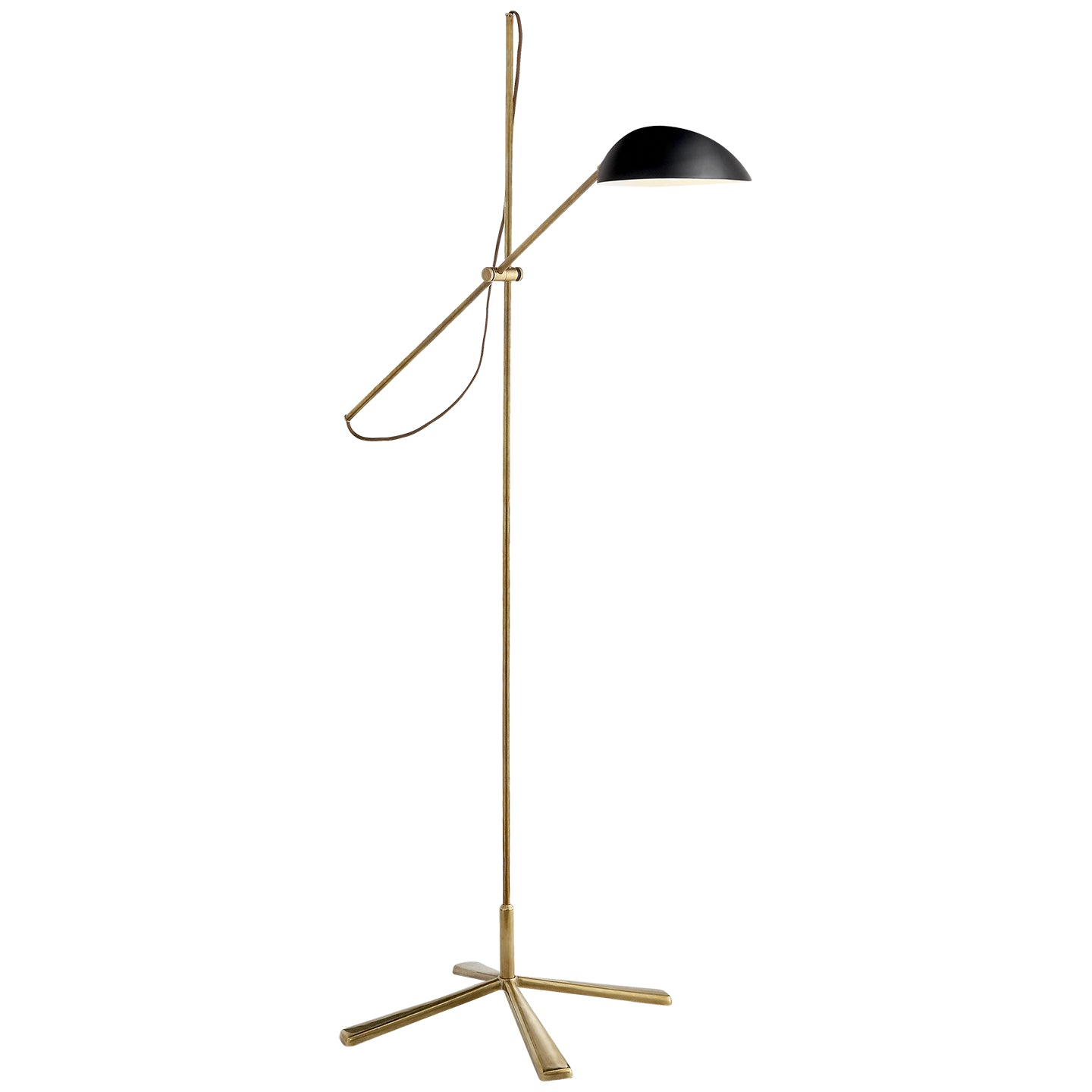 Load image into Gallery viewer, Visual Comfort Signature - ARN 1501HAB-BLK - One Light Floor Lamp - Graphic - Hand-Rubbed Antique Brass
