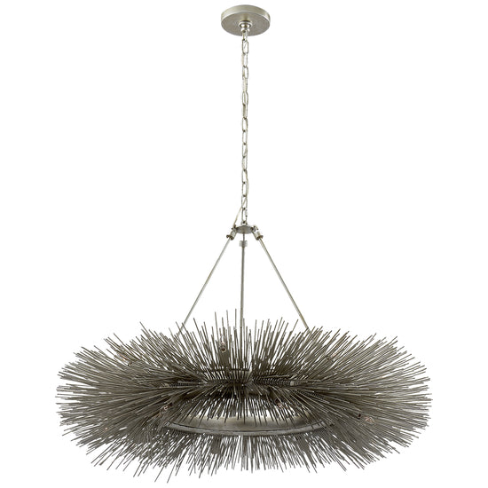 Load image into Gallery viewer, Visual Comfort Signature - KW 5181BSL - 16 Light Chandelier - Strada - Burnished Silver Leaf
