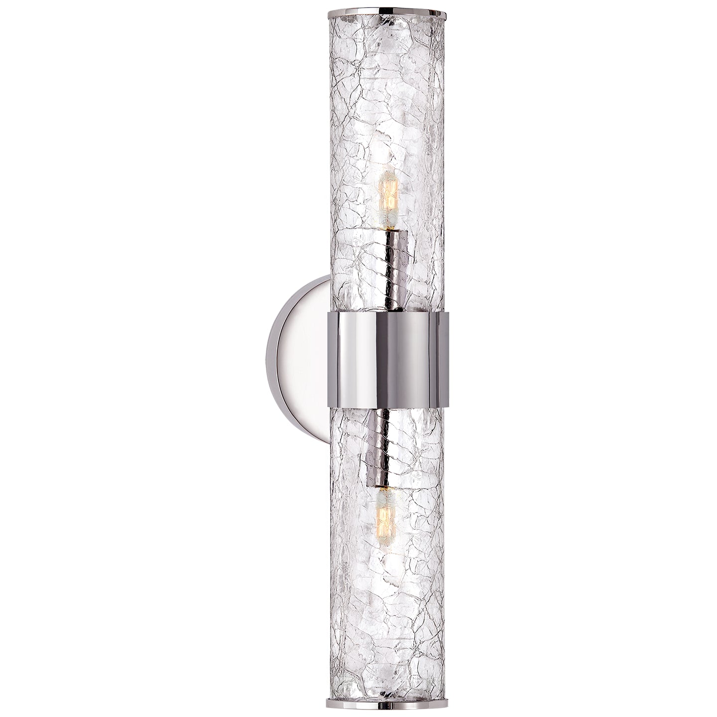 Load image into Gallery viewer, Visual Comfort Signature - KW 2118PN-CRG - Two Light Wall Sconce - Liaison - Polished Nickel
