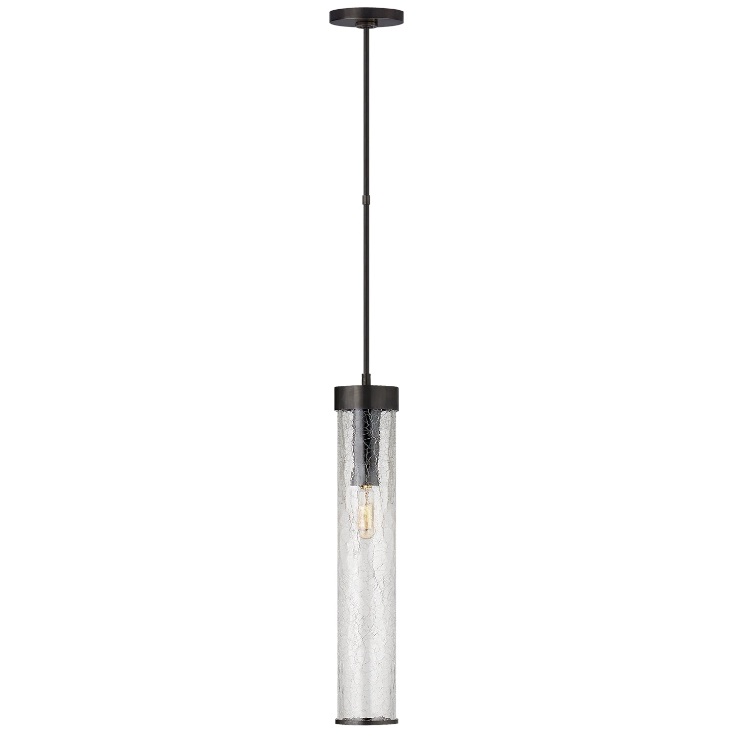 Load image into Gallery viewer, Visual Comfort Signature - KW 5118BZ-CRG - One Light Pendant - Liaison - Bronze
