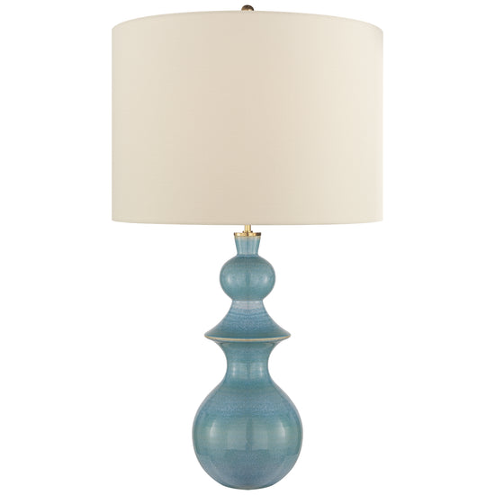 Load image into Gallery viewer, Visual Comfort Signature - KS 3617STU-L - One Light Table Lamp - Saxon - Sandy Turquoise
