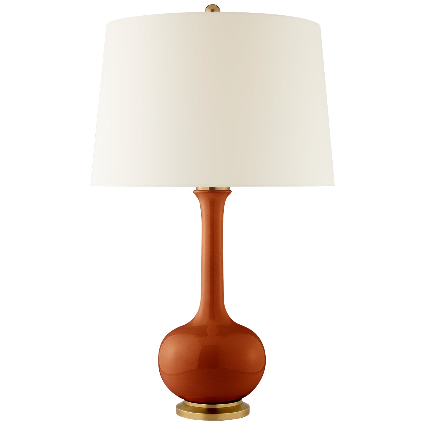 Visual Comfort Signature - CS 3611CIN-PL - One Light Table Lamp - Coy - Cinnabar
