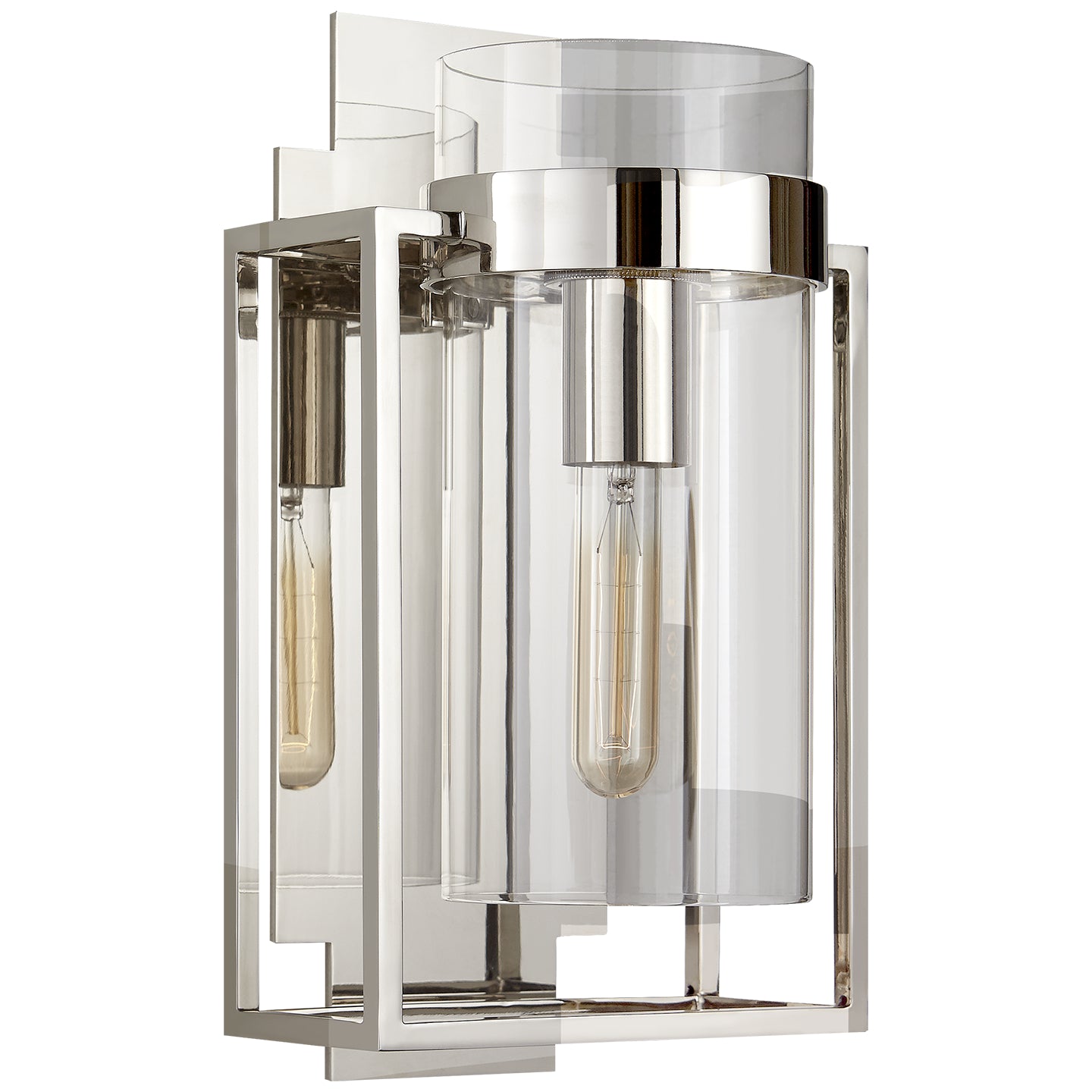 Load image into Gallery viewer, Visual Comfort Signature - S 2167PN-CG - One Light Wall Sconce - Presidio - Polished Nickel
