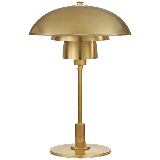 Visual Comfort Signature - TOB 3513HAB-HAB - One Light Desk Lamp - Whitman - Hand-Rubbed Antique Brass