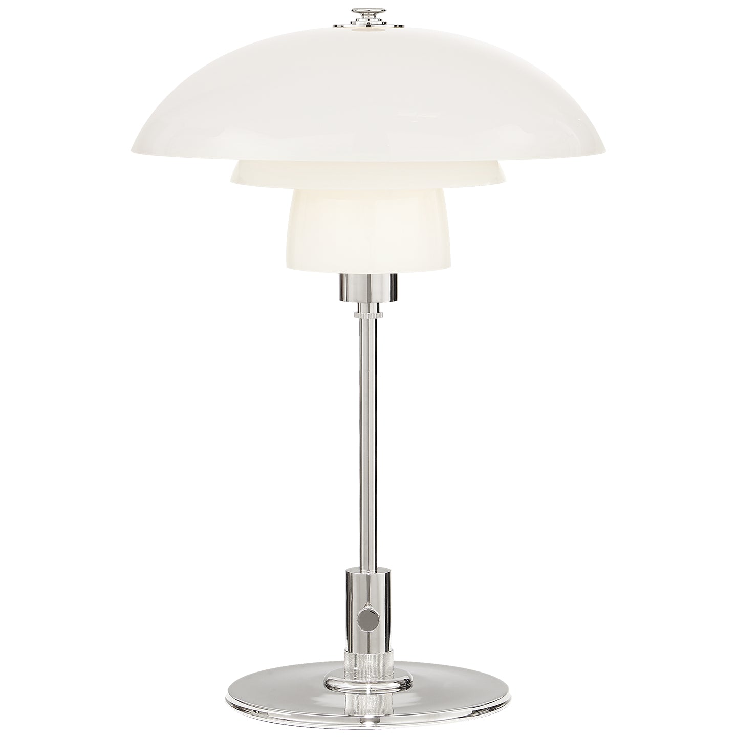 Visual Comfort Signature - TOB 3513PN-WG - One Light Table Lamp - Whitman - Polished Nickel