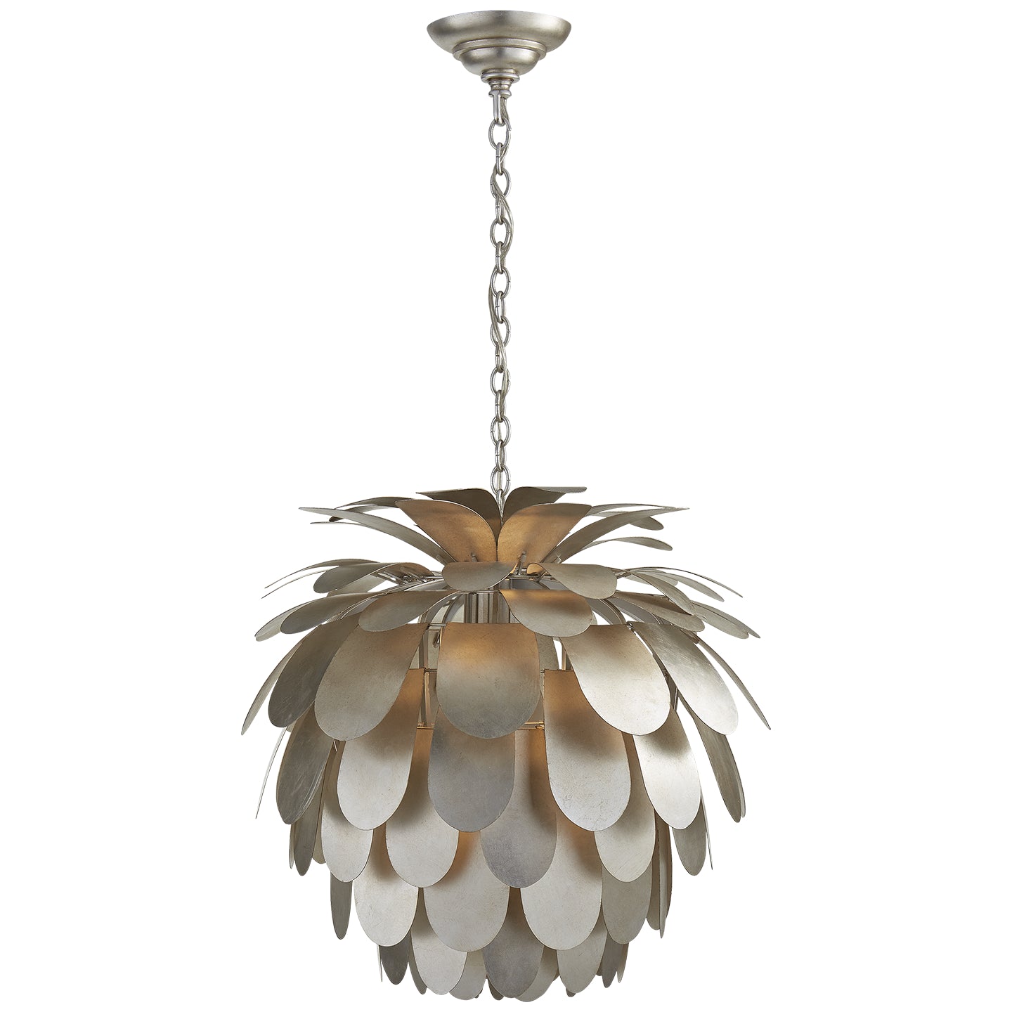 Load image into Gallery viewer, Visual Comfort Signature - CHC 5165BSL - One Light Chandelier - Cynara - Burnished Silver Leaf
