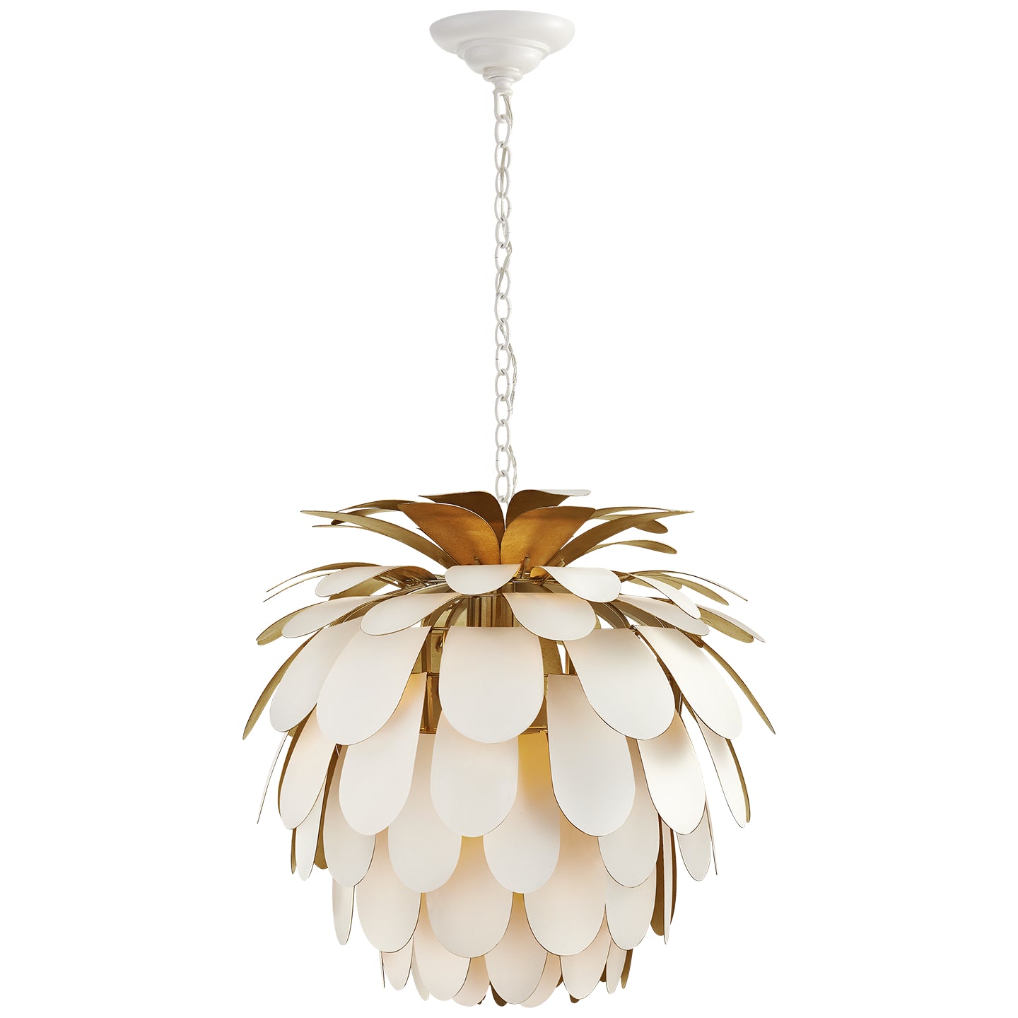 Load image into Gallery viewer, Visual Comfort Signature - CHC 5165WHT/G - One Light Chandelier - Cynara - Plaster White
