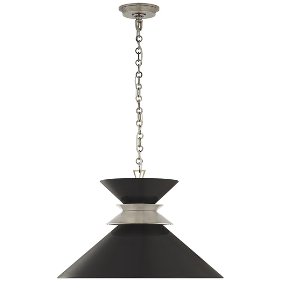 Load image into Gallery viewer, Visual Comfort Signature - CHC 5245AN-BLK - One Light Pendant - Alborg - Antique Nickel
