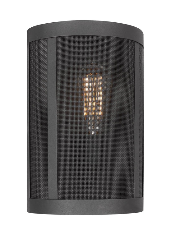 Load image into Gallery viewer, Visual Comfort Studio - 4128501-12 - One Light Wall / Bath Sconce - Gereon - Black
