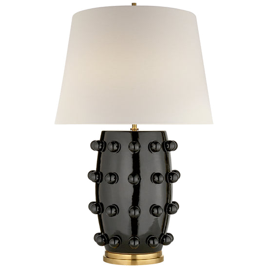 Load image into Gallery viewer, Visual Comfort Signature - KW 3031BLK-L - One Light Table Lamp - Linden - Black Porcelain
