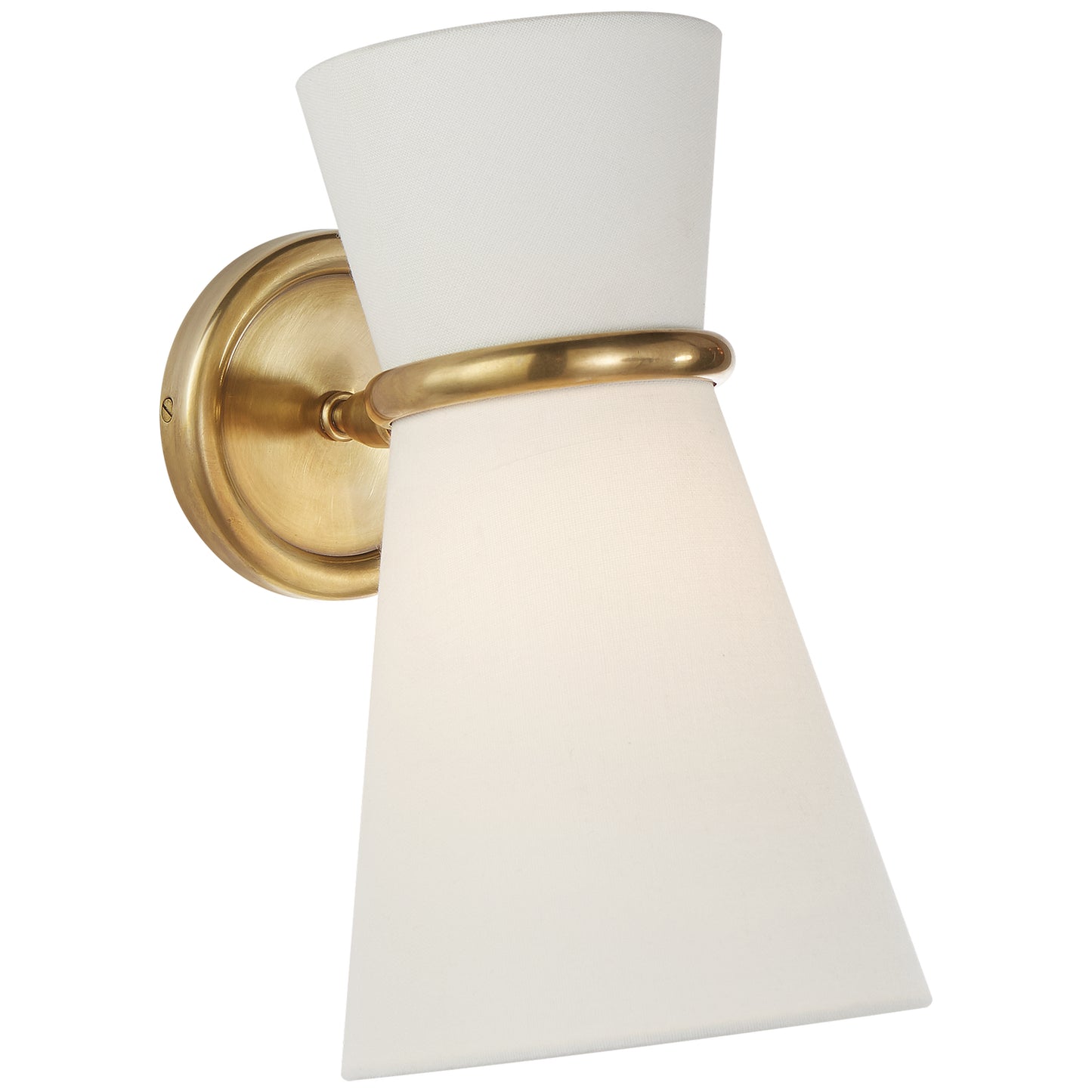 Visual Comfort Signature - ARN 2008HAB-L - One Light Wall Sconce - Clarkson - Hand-Rubbed Antique Brass