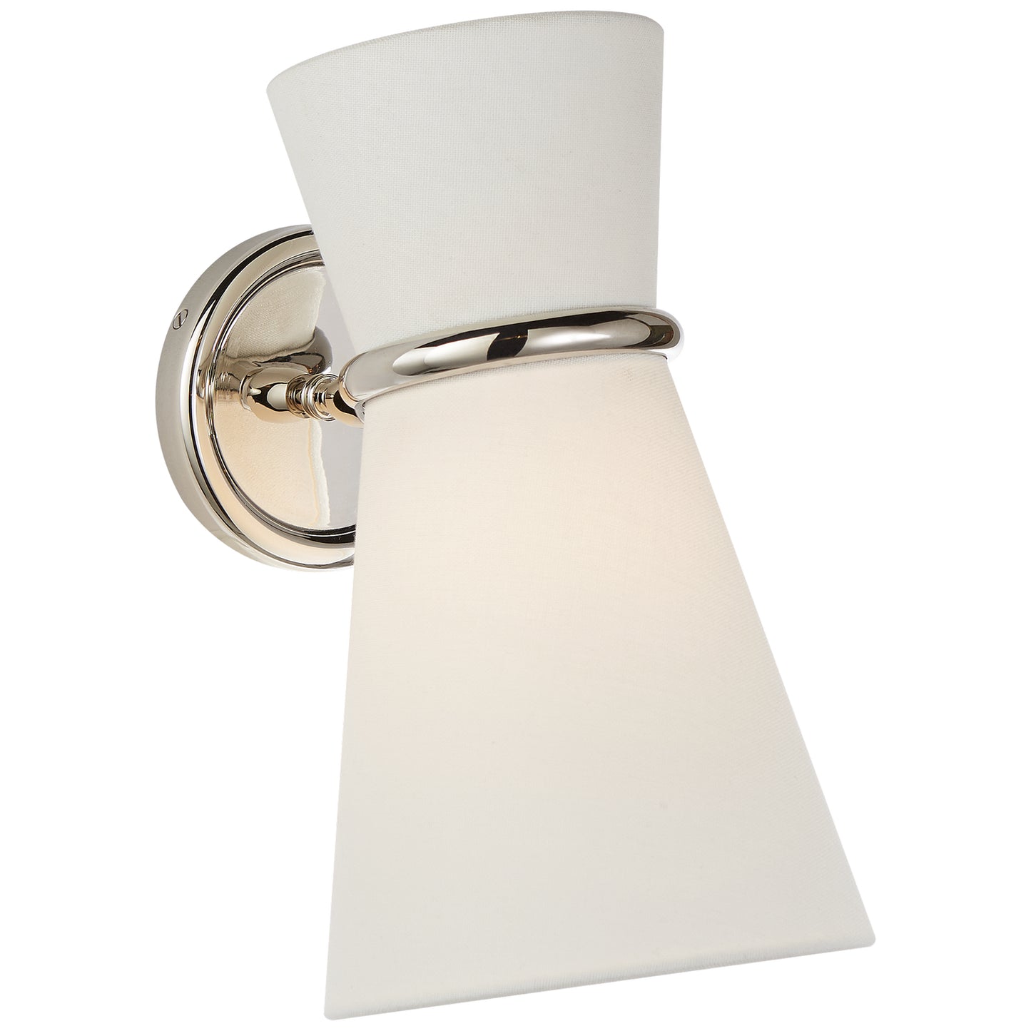 Visual Comfort Signature - ARN 2008PN-L - One Light Wall Sconce - Clarkson - Polished Nickel