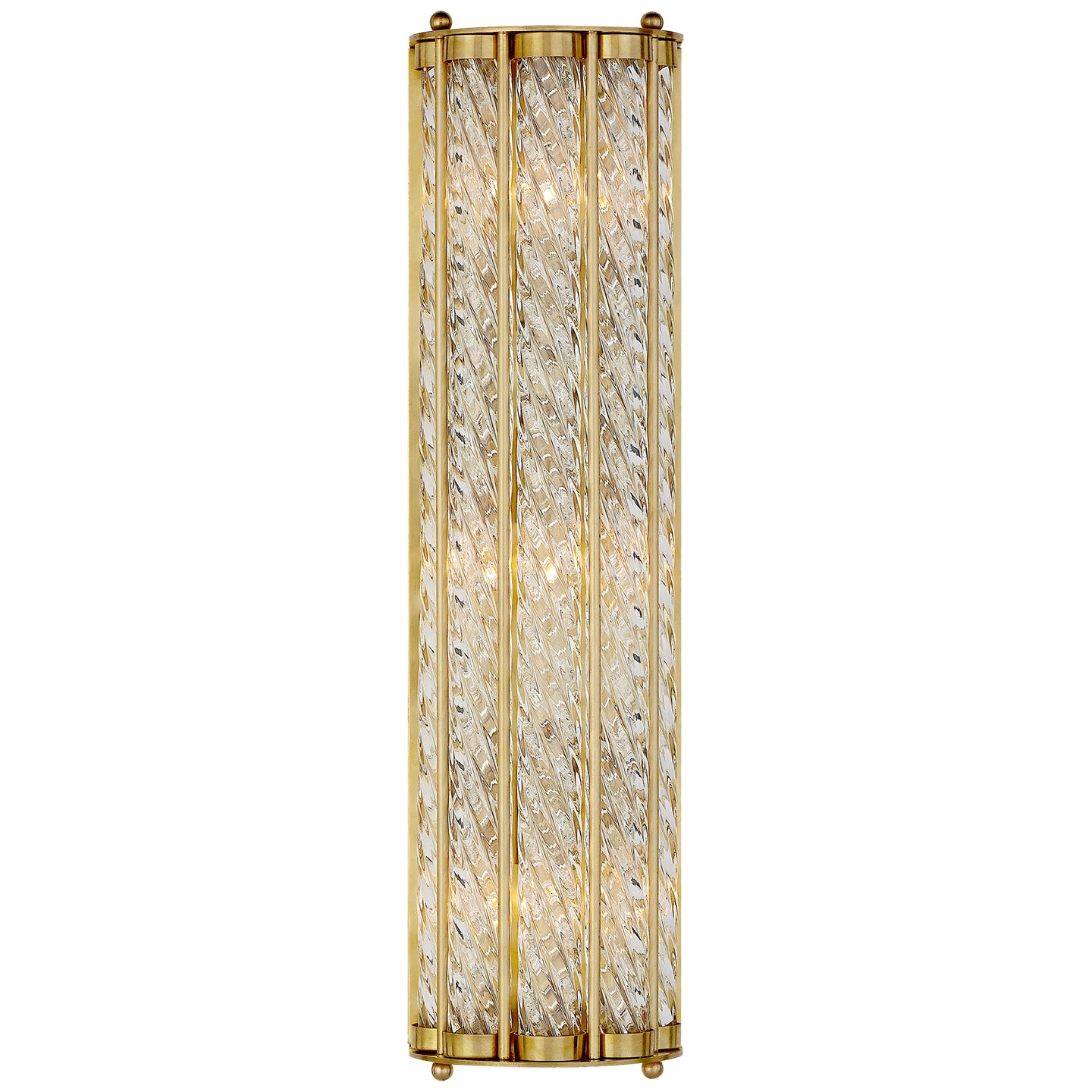 Load image into Gallery viewer, Visual Comfort Signature - ARN 2027HAB - Three Light Wall Sconce - Eaton - Hand-Rubbed Antique Brass

