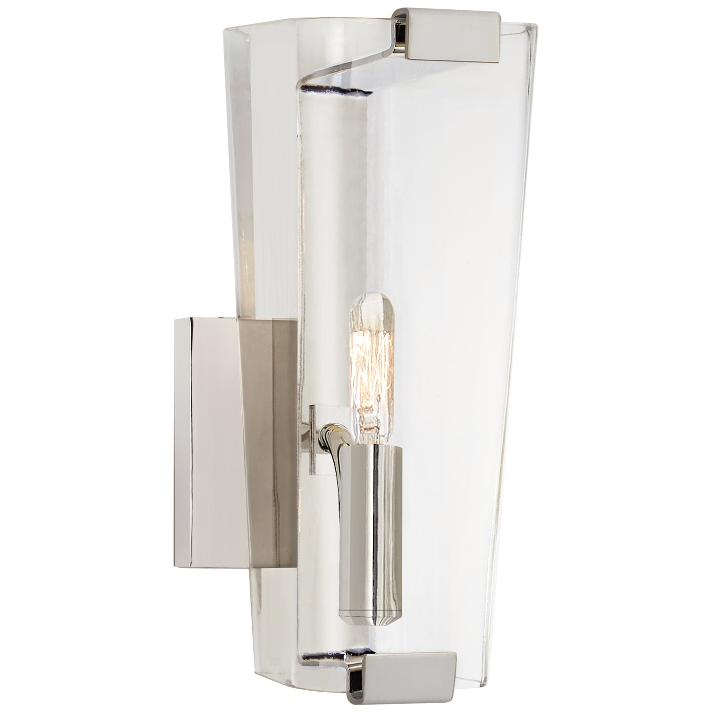 Load image into Gallery viewer, Visual Comfort Signature - ARN 2309PN-CG - One Light Wall Sconce - Alpine - Polished Nickel
