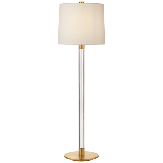 Visual Comfort Signature - ARN 3005CG/HAB-L - One Light Buffet Lamp - Riga - Crystal and Hand-Rubbed Antique Brass