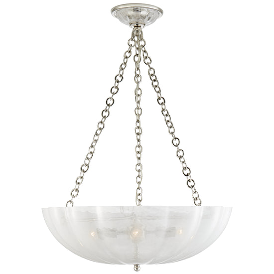 Load image into Gallery viewer, Visual Comfort Signature - ARN 5111PN-WG - Four Light Chandelier - Rosehill - Polished Nickel
