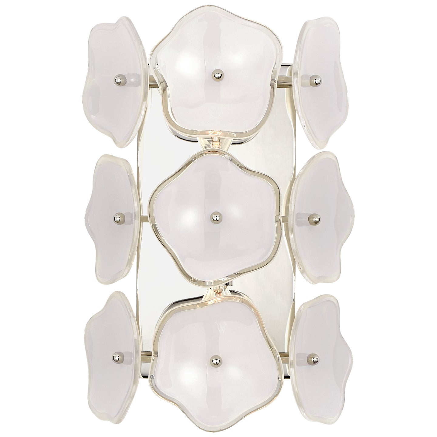 Visual Comfort Signature - KS 2065PN-CRE - Two Light Wall Sconce - Leighton - Polished Nickel