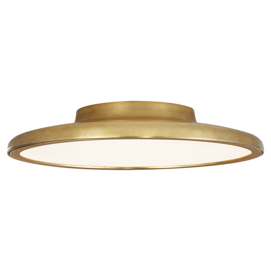 Load image into Gallery viewer, Visual Comfort Signature - PB 4000NB - LED Flush Mount - Dot - Natural Brass
