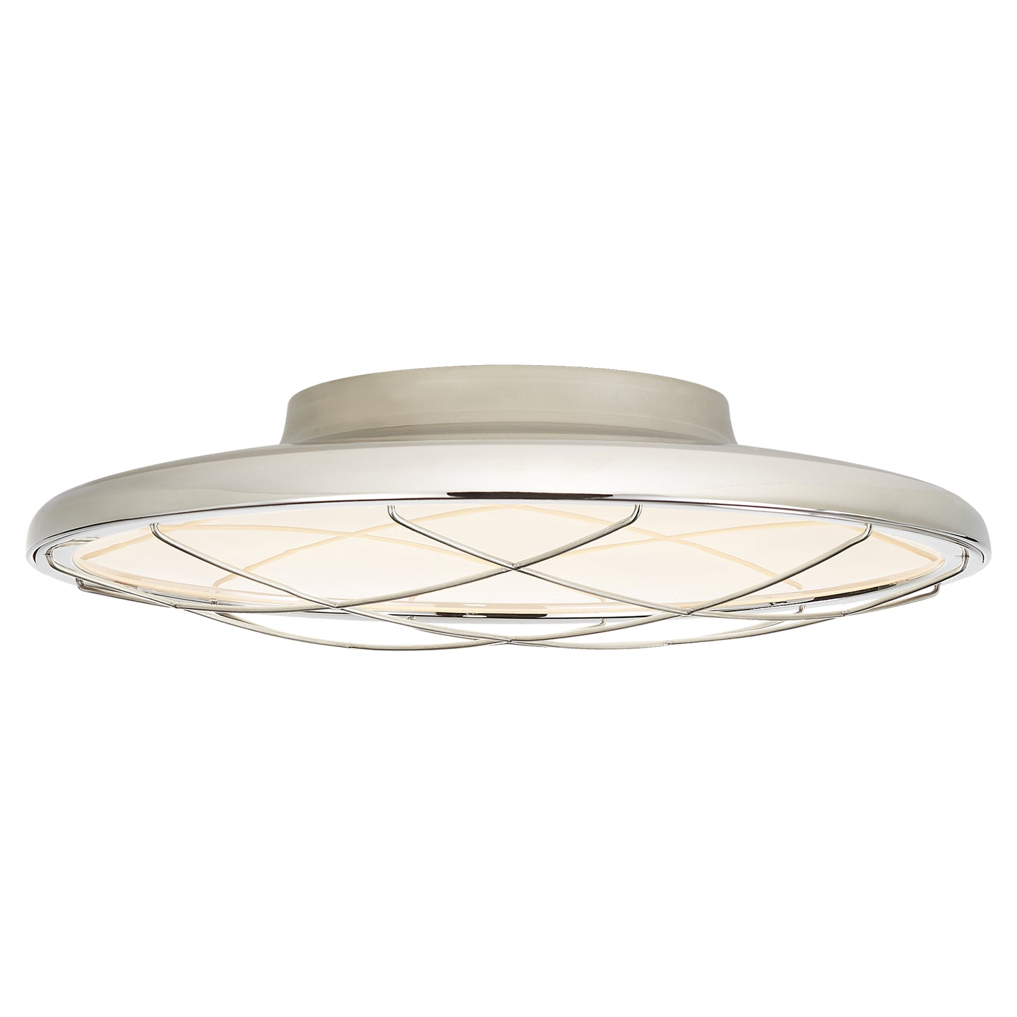 Load image into Gallery viewer, Visual Comfort Signature - PB 4001PN - LED Flush Mount - Dot - Polished Nickel
