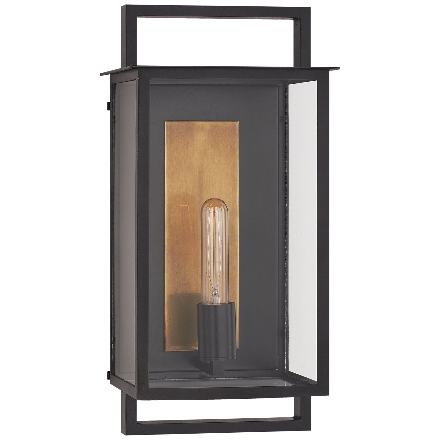 Load image into Gallery viewer, Visual Comfort Signature - S 2191AI-CG - One Light Outdoor Wall Sconce - Halle - Aged Iron
