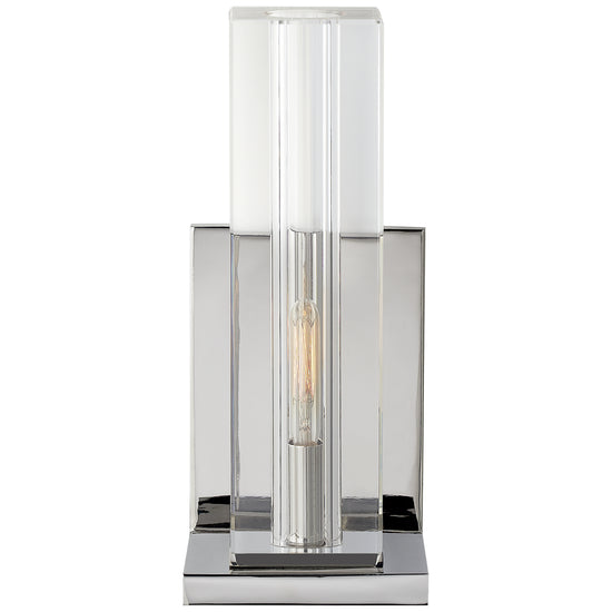 Load image into Gallery viewer, Visual Comfort Signature - S 2944CG/PN - One Light Wall Sconce - Ambar - Crystal and Polished Nickel
