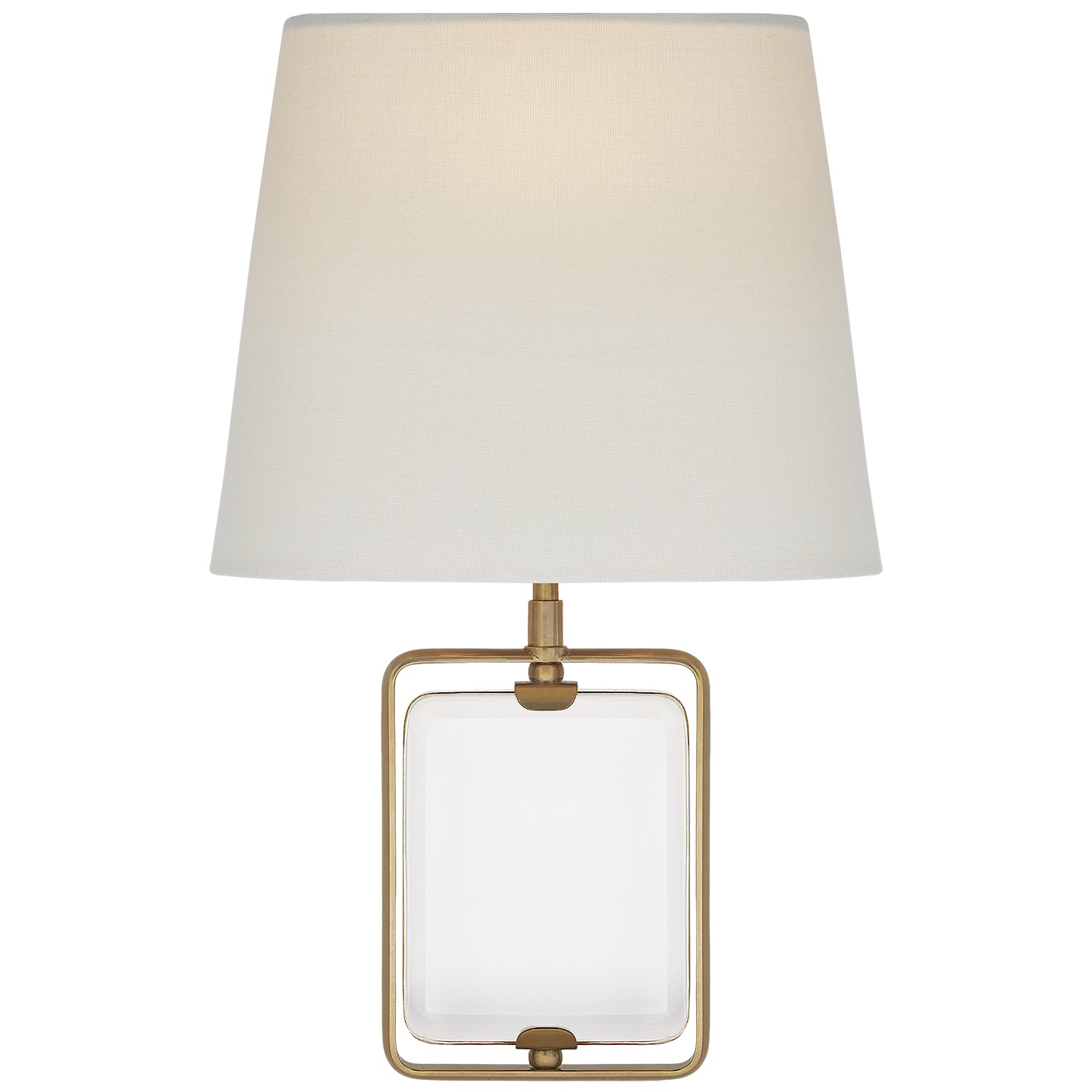 Load image into Gallery viewer, Visual Comfort Signature - SK 2030CG/HAB-L - One Light Wall Sconce - Henri - Crystal and Hand-Rubbed Antique Brass
