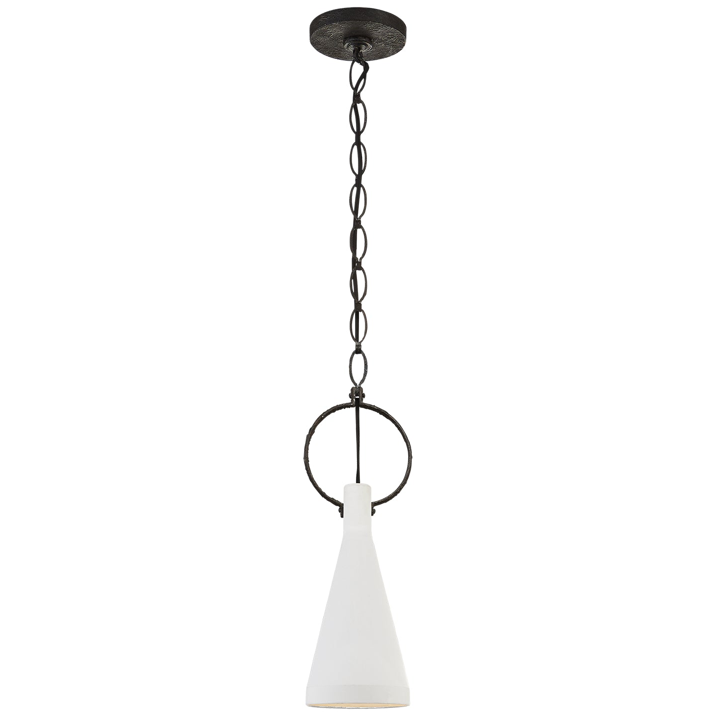 Visual Comfort Signature - SK 5360NR-PW - One Light Pendant - Limoges - Natural Rusted Iron