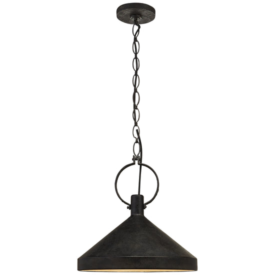 Visual Comfort Signature - SK 5363NR-AI - One Light Pendant - Limoges - Natural Rusted Iron