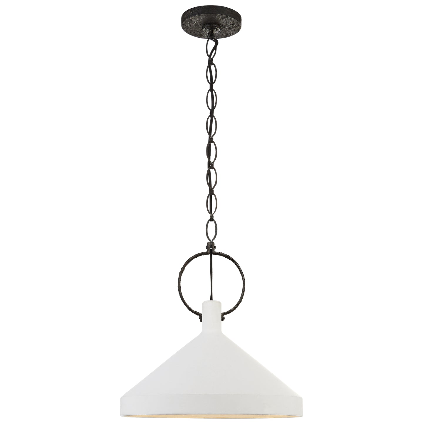 Visual Comfort Signature - SK 5363NR-PW - One Light Pendant - Limoges - Natural Rusted Iron