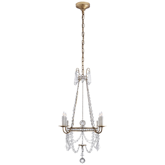 Load image into Gallery viewer, Visual Comfort Signature - SP 5030GI-CG - Four Light Chandelier - Sharon - Gilded Iron
