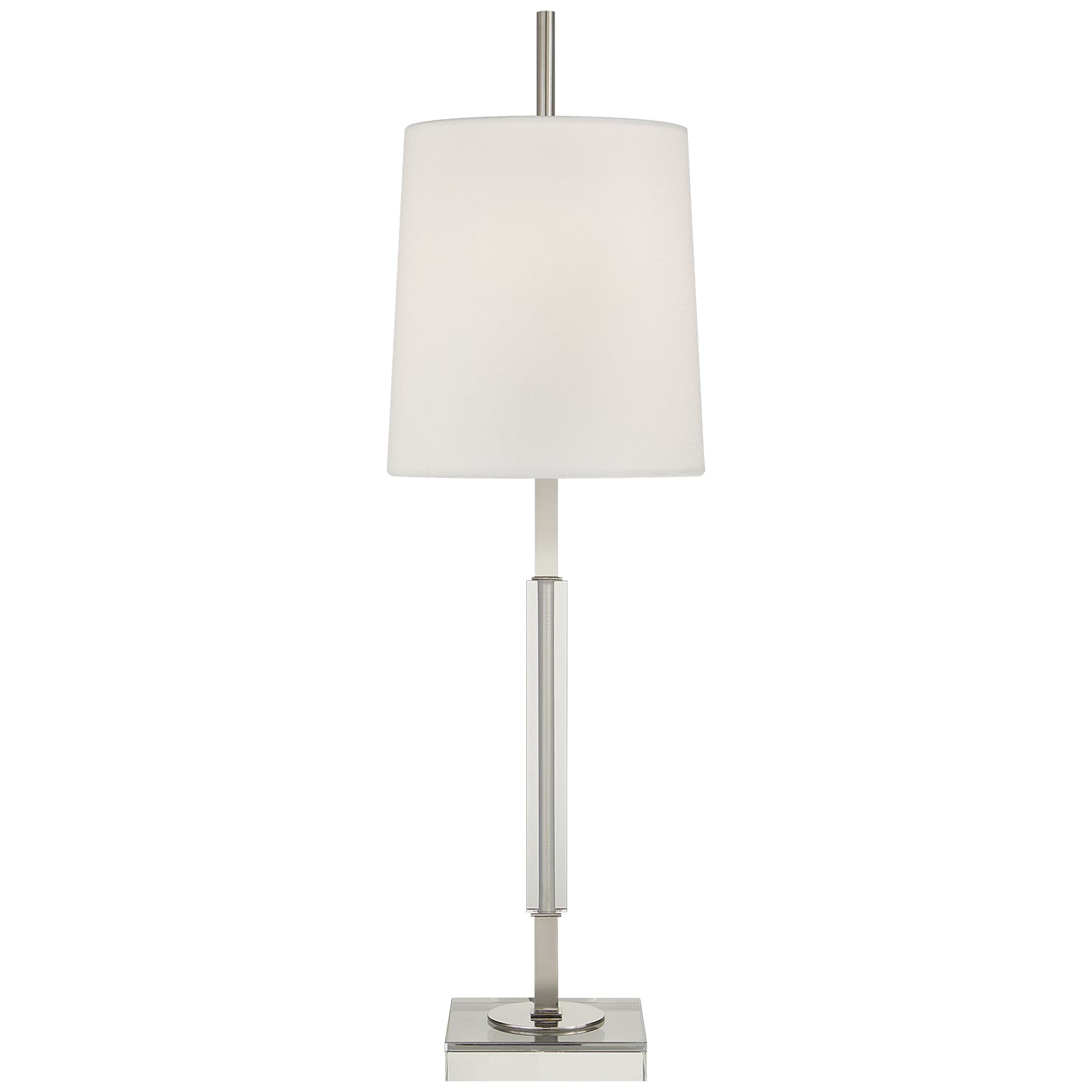 Load image into Gallery viewer, Visual Comfort Signature - TOB 3627PN/CG-L - One Light Table Lamp - Lexington - Polished Nickel with Crystal
