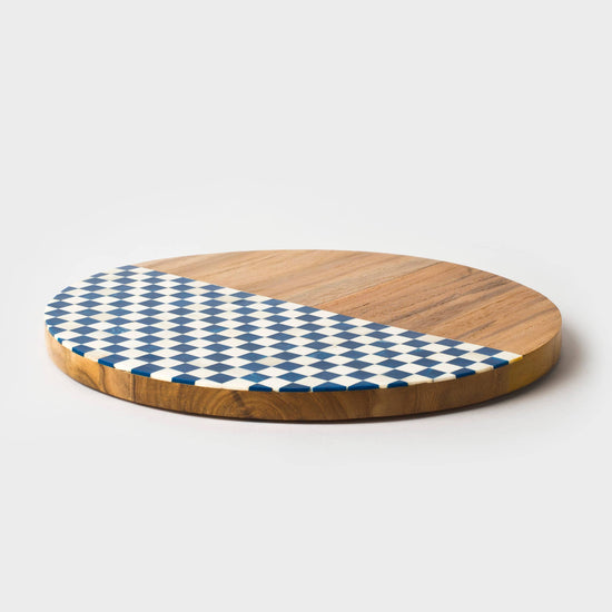 Load image into Gallery viewer, Checker Cheeseboard - Curated Home Decor
