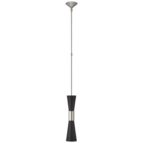 Load image into Gallery viewer, Visual Comfort Signature - ARN 5032PN/BLK - Two Light Pendant - Clarkson - Polished Nickel
