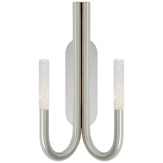 Load image into Gallery viewer, Visual Comfort Signature - KW 2283PN-SG - LED Wall Sconce - Rousseau - Polished Nickel
