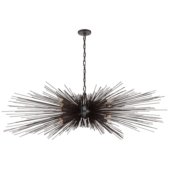 Load image into Gallery viewer, Visual Comfort Signature - KW 5182AI - 16 Light Chandelier - Strada - Aged Iron
