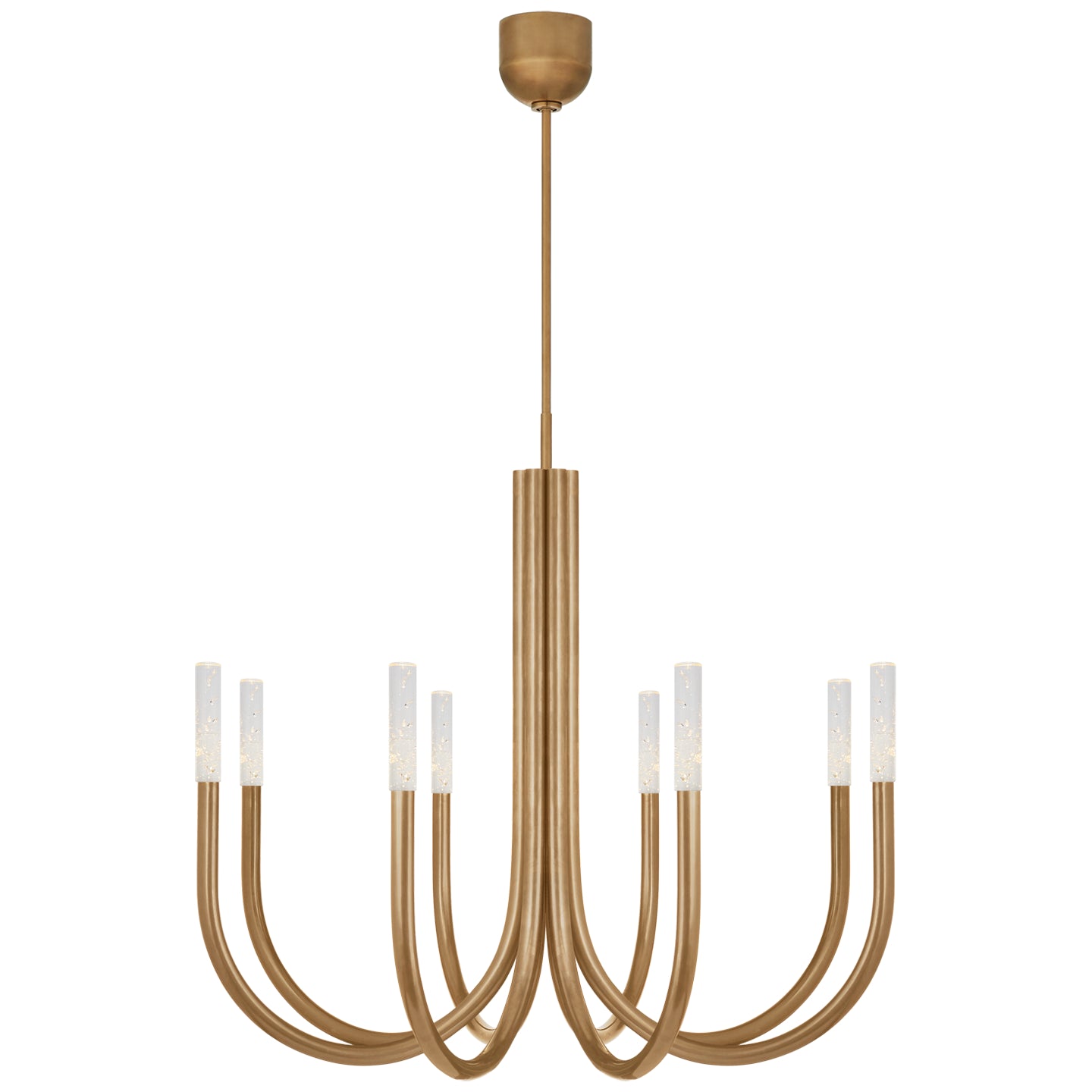 Load image into Gallery viewer, Visual Comfort Signature - KW 5581AB-SG - LED Chandelier - Rousseau - Antique-Burnished Brass
