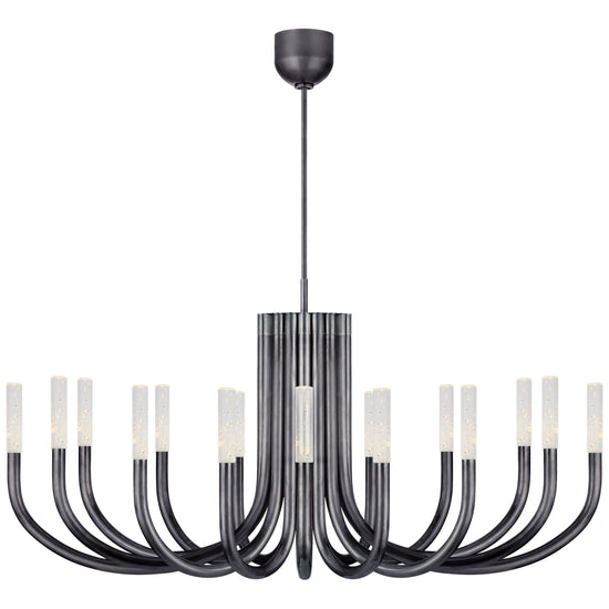 Load image into Gallery viewer, Visual Comfort Signature - KW 5585BZ-SG - LED Chandelier - Rousseau - Bronze

