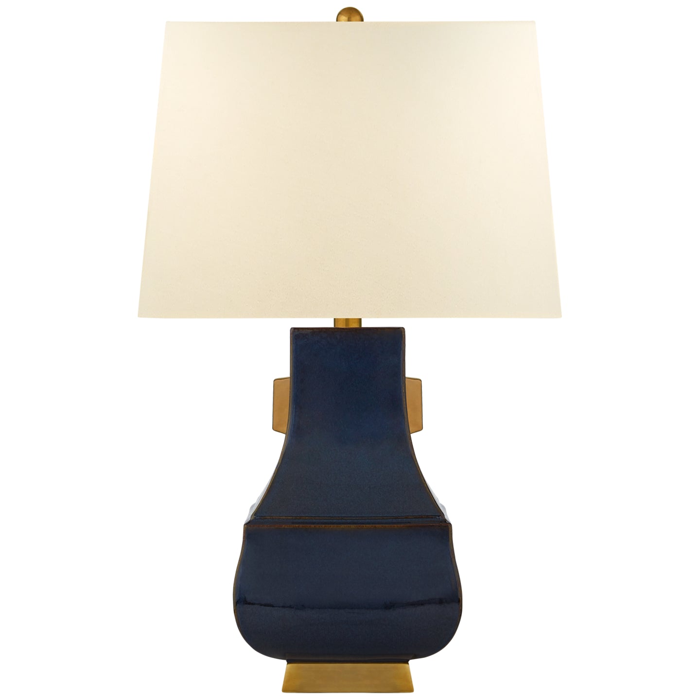 Load image into Gallery viewer, Visual Comfort Signature - CHA 8694MBB/BG-PL - One Light Table Lamp - Kang Jug - Mixed Blue Brown with Burnt Gold
