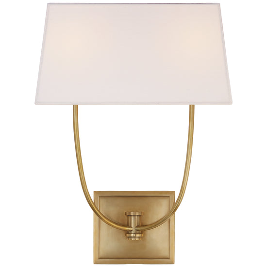 Load image into Gallery viewer, Visual Comfort Signature - CHD 2621AB-L - Two Light Wall Sconce - Venini - Antique-Burnished Brass
