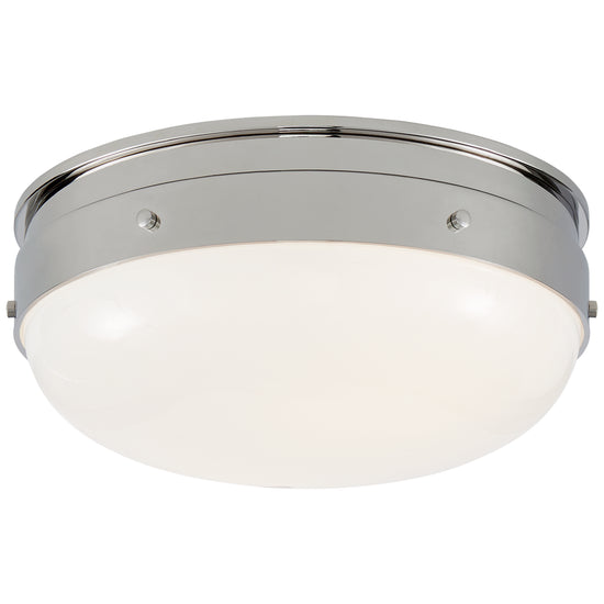 Load image into Gallery viewer, Visual Comfort Signature - TOB 4063PN-WG - Two Light Flush Mount - Hicks - Polished Nickel
