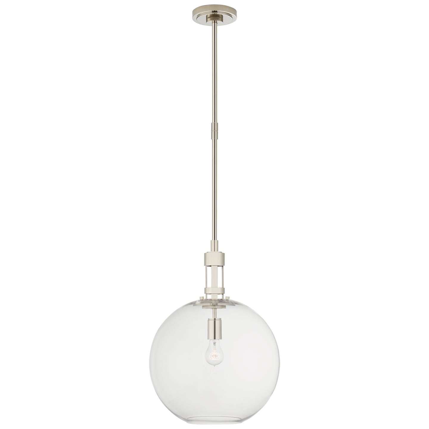 Load image into Gallery viewer, Visual Comfort Signature - TOB 5430PN-CG - One Light Pendant - Gable2 - Polished Nickel
