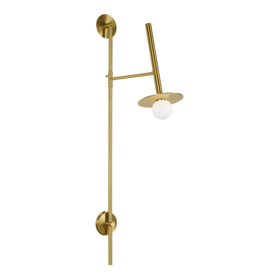 Load image into Gallery viewer, Visual Comfort Studio - KW1031BBS - One Light Wall Sconce - Nodes - Burnished Brass
