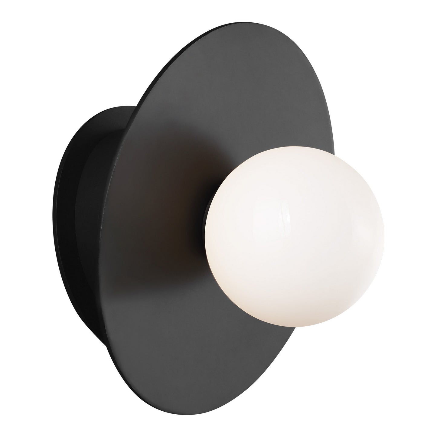 Load image into Gallery viewer, Visual Comfort Studio - KW1041MBK - One Light Wall Sconce - Nodes - Midnight Black
