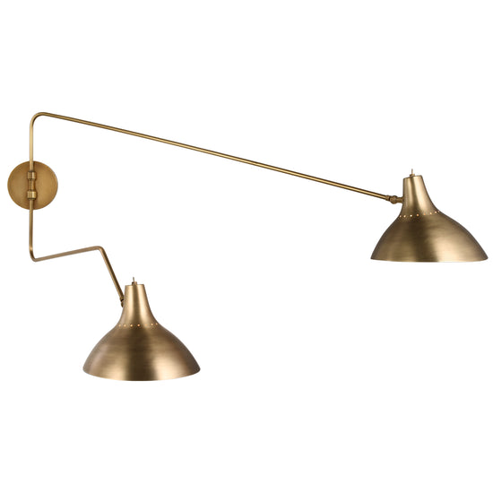 Load image into Gallery viewer, Visual Comfort Signature - ARN 2072HAB - Two Light Wall Sconce - Charlton - Hand-Rubbed Antique Brass
