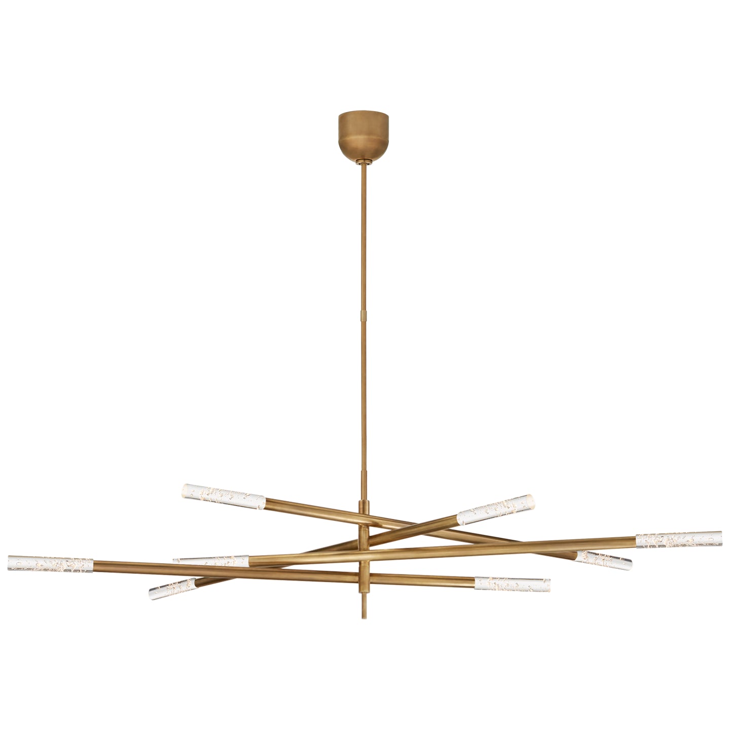 Load image into Gallery viewer, Visual Comfort Signature - KW 5589AB-SG - LED Chandelier - Rousseau - Antique-Burnished Brass
