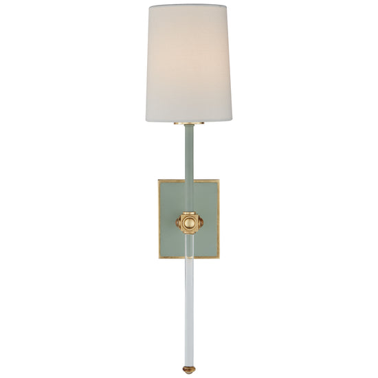 Visual Comfort Signature - JN 2051CEL/CG-L - One Light Wall Sconce - Lucia - Celadon and Crystal